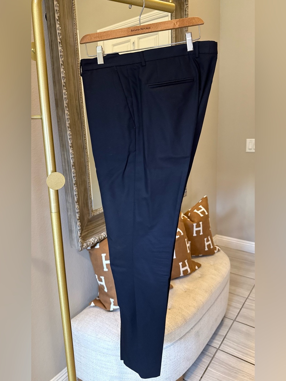 Zara Men's Navy Dress Pants